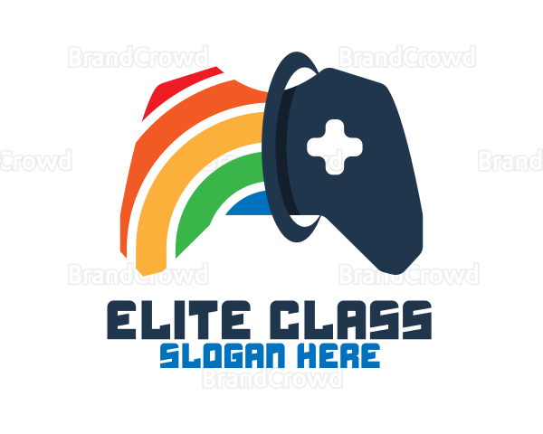 Rainbow Controller Gaming Logo