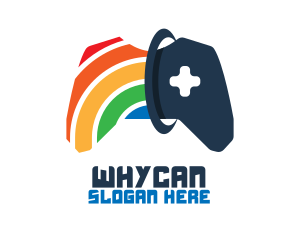 Rainbow Controller Gaming Logo