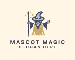 Cleaning Magic Wizard logo design