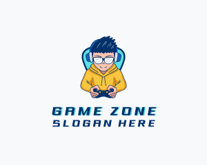 Gamer Boy Avatar logo design