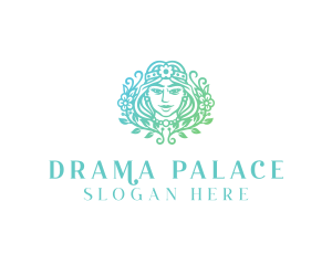 Beautiful Flower Woman Spa  logo design