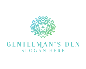 Beautiful Flower Woman Spa  logo design