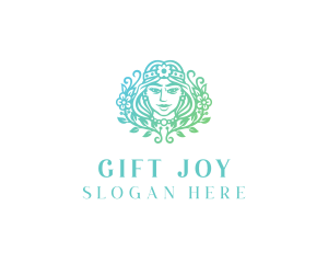 Beautiful Flower Woman Spa  logo design