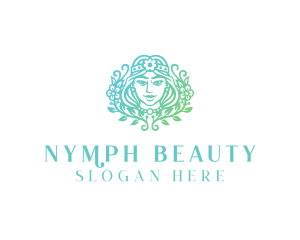 Beautiful Flower Woman Spa  logo design