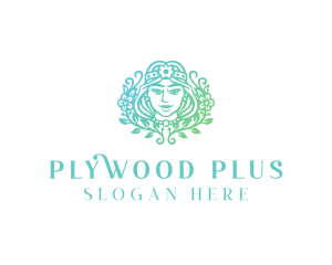 Beautiful Flower Woman Spa  logo design