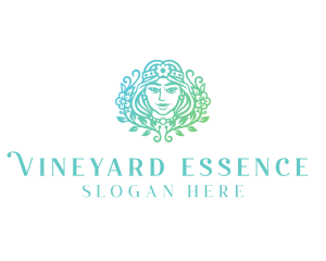 Beautiful Flower Woman Spa  logo design