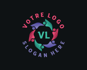 Social - Volunteer Community Foundation logo design