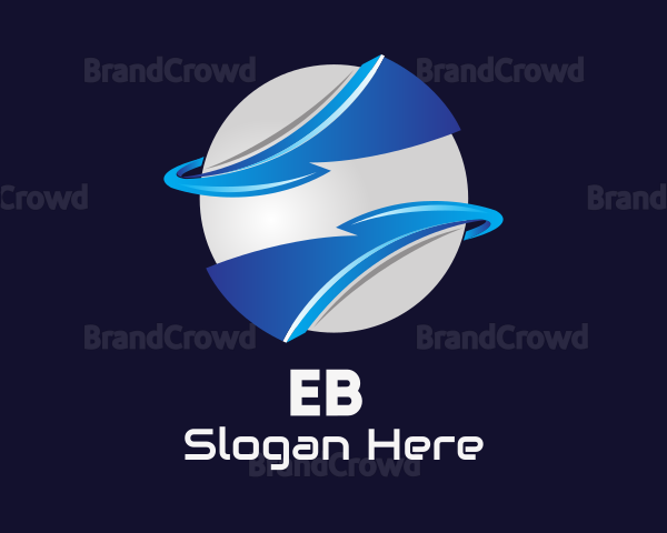 Blue Global Power Company Logo