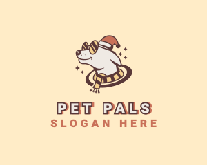 Cool Pet Dog Scarf logo design