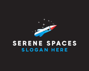 Space Rocket Aerospace logo design