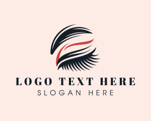 Microblading - Eyelash Eyebrow Cosmetics logo design