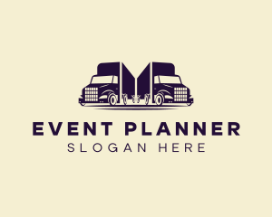Delivery Transport Truck Logo