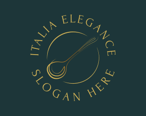 Elegant Dining Spoon logo design