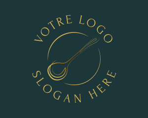 Snack - Elegant Dining Spoon logo design