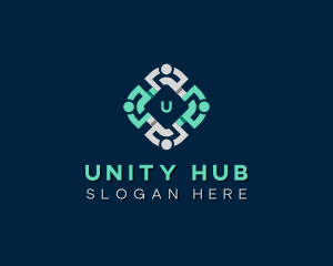 Community - People Community Team logo design