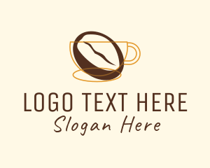Coffee Bean - Coffee Brewery Cafe logo design