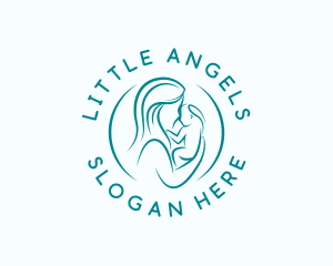Mother Child Parenting logo design