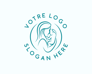 Pediatrician - Mother Child Parenting logo design