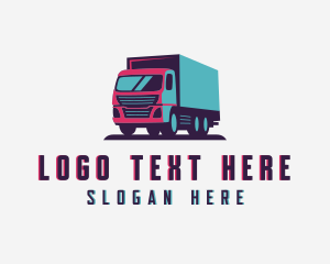 Cargo - Box Truck Cargo logo design