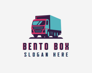 Box Truck Cargo logo design