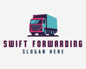 Box Truck Cargo logo design