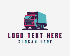 Mover - Box Truck Cargo logo design