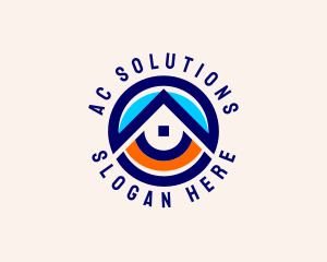 House Roof Renovation logo design