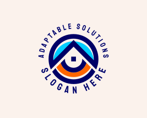 House Roof Renovation logo design