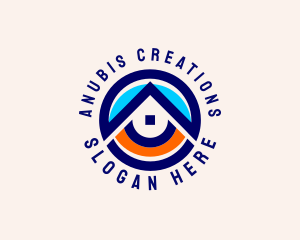 House Roof Renovation logo design