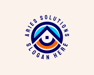 House Roof Renovation logo design