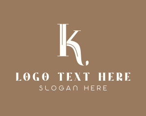 Letter K - Elegant Company Letter K logo design