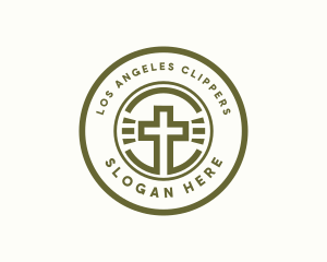 Religious Christian Cross Logo
