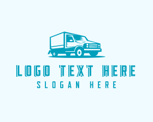 Freight - Transport Truck Delivery logo design