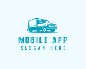 Transport Truck Delivery Logo