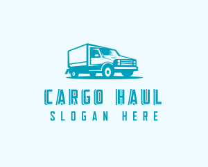 Transport Truck Delivery logo design