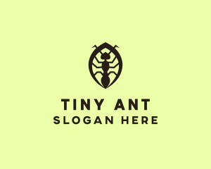 Ant Pest Insecticide logo design