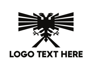 Travel - Modern Albania Flag logo design