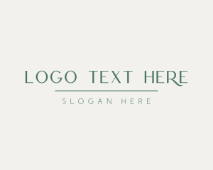 Wordmark - Modern Elegant Business logo design