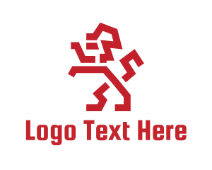 Lion - Red Lion Sigil logo design