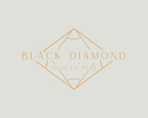 Golden Diamond Wordmark logo design