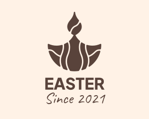 Brown - Zen Wellness Lamp logo design