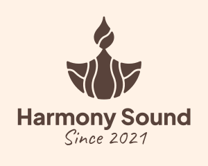 Aroma - Zen Wellness Lamp logo design