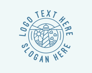 Port - Quirky Lighthouse Landmark logo design