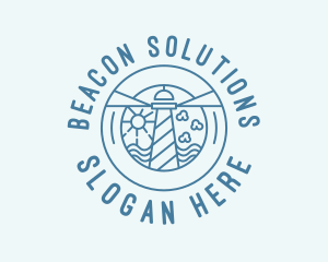 Beacon - Quirky Lighthouse Landmark logo design