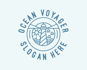 Seafarer - Quirky Lighthouse Landmark logo design
