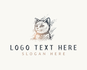 Elegant - Elegant Kitty Cat logo design