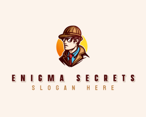 Gentleman Detective Agent logo design