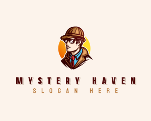 Gentleman Detective Agent logo design