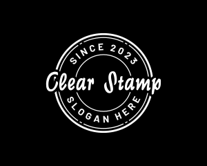 Urban Clothing Stamp logo design