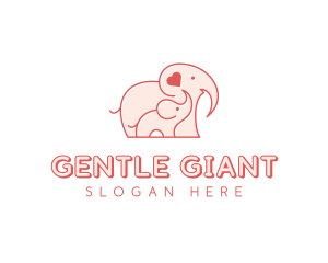 Elephant Zoo Safari logo design
